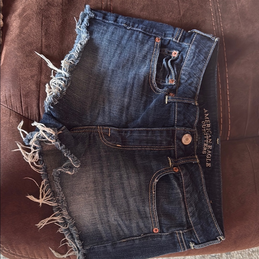 American Eagle Outfitters Blue Distressed Jeans